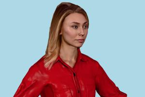 Isabelle Casual Female Casual, female, lady, woman, girl, people, human, character, renderpeople